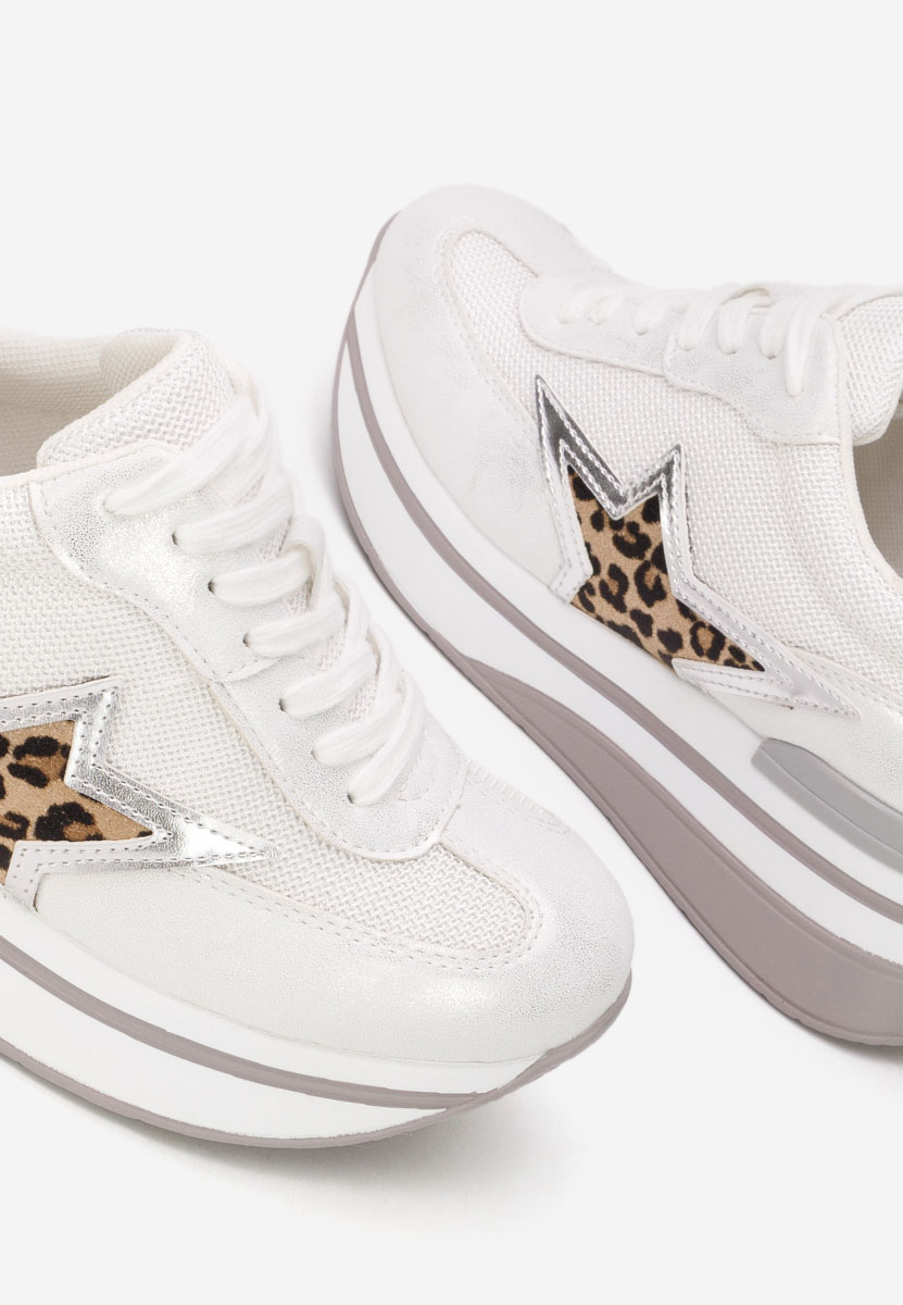 Sneakers cu platformă Valorys argintii