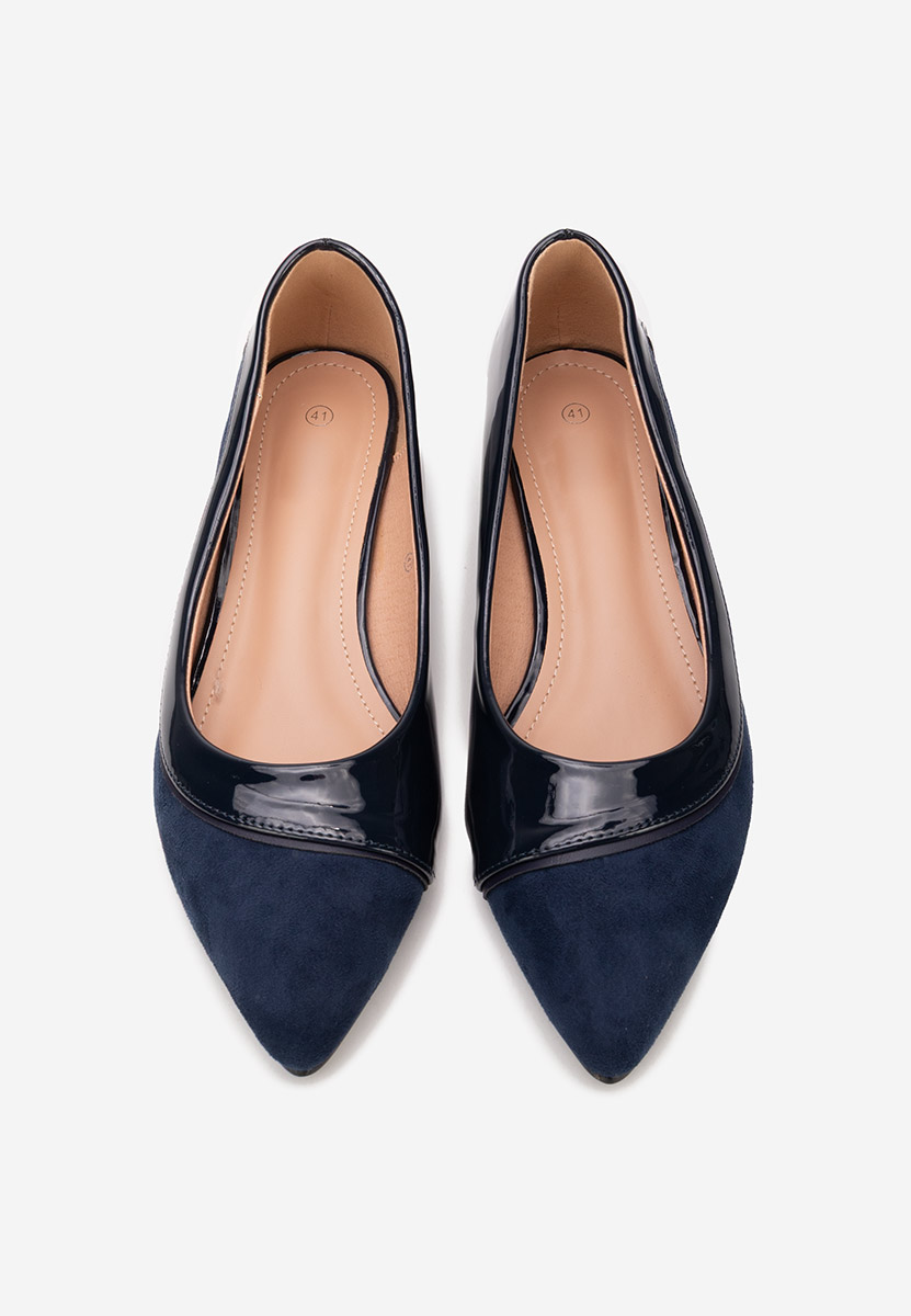 Pantofi cu toc mic Casildia navy