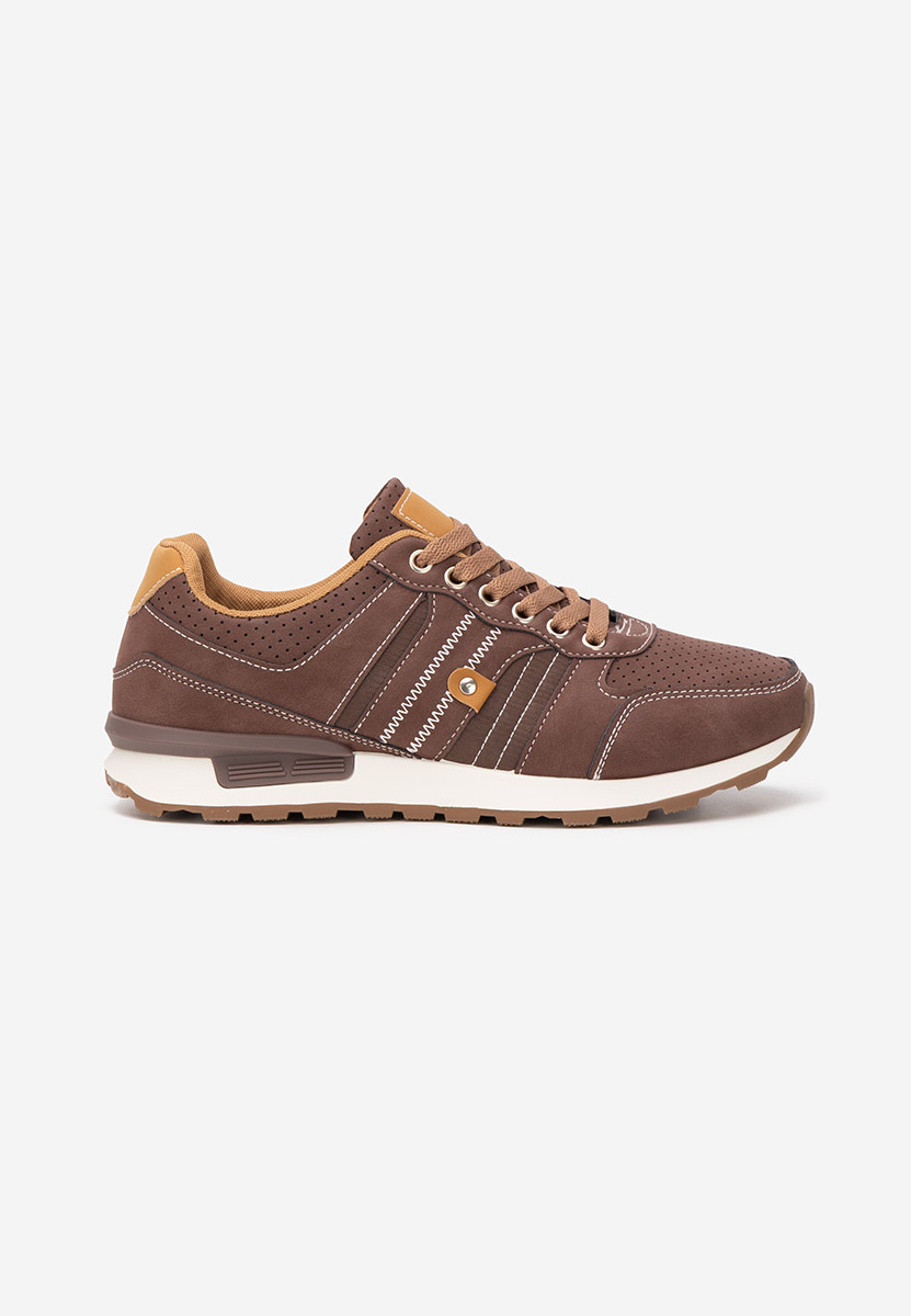 Sneakers barbati Melcor maro