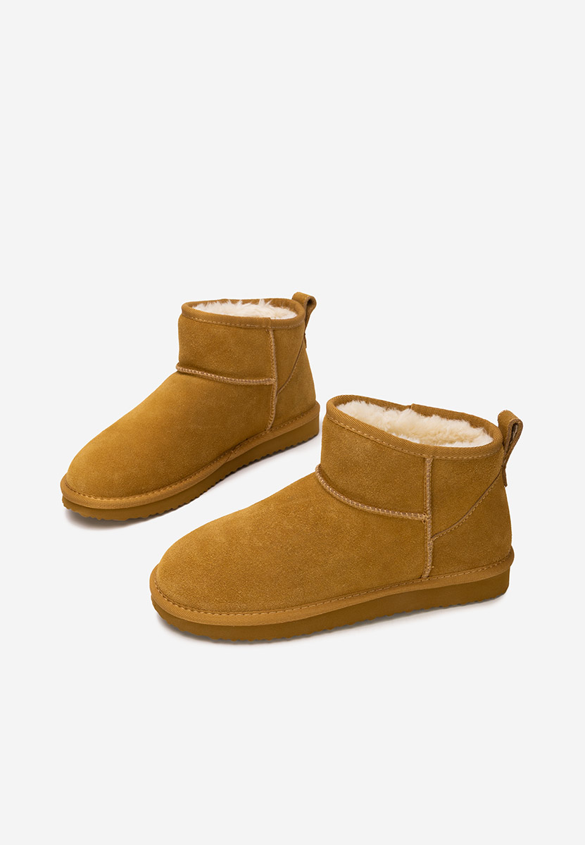Cizme tip ugg Isolira camel
