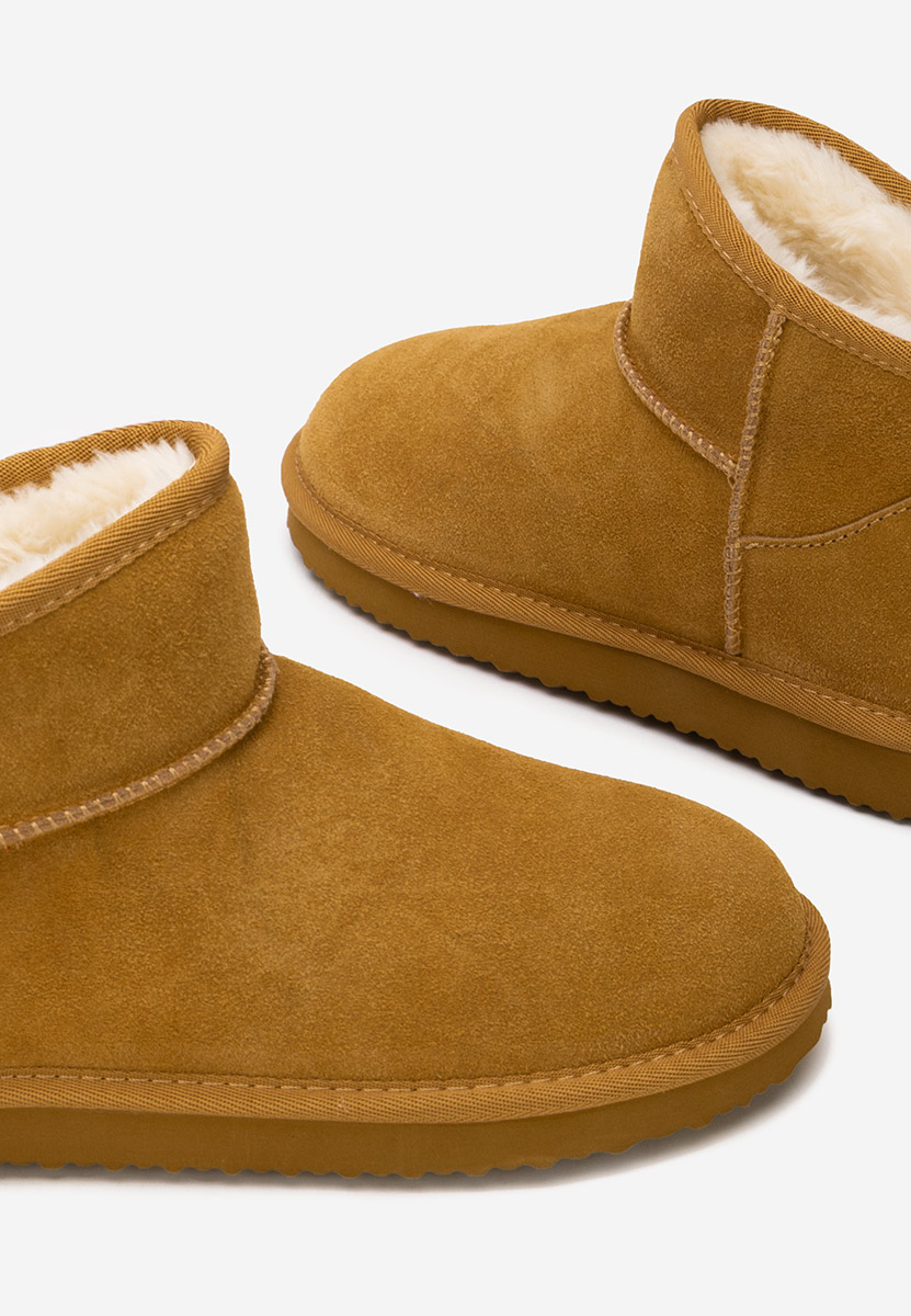 Cizme tip ugg Isolira camel