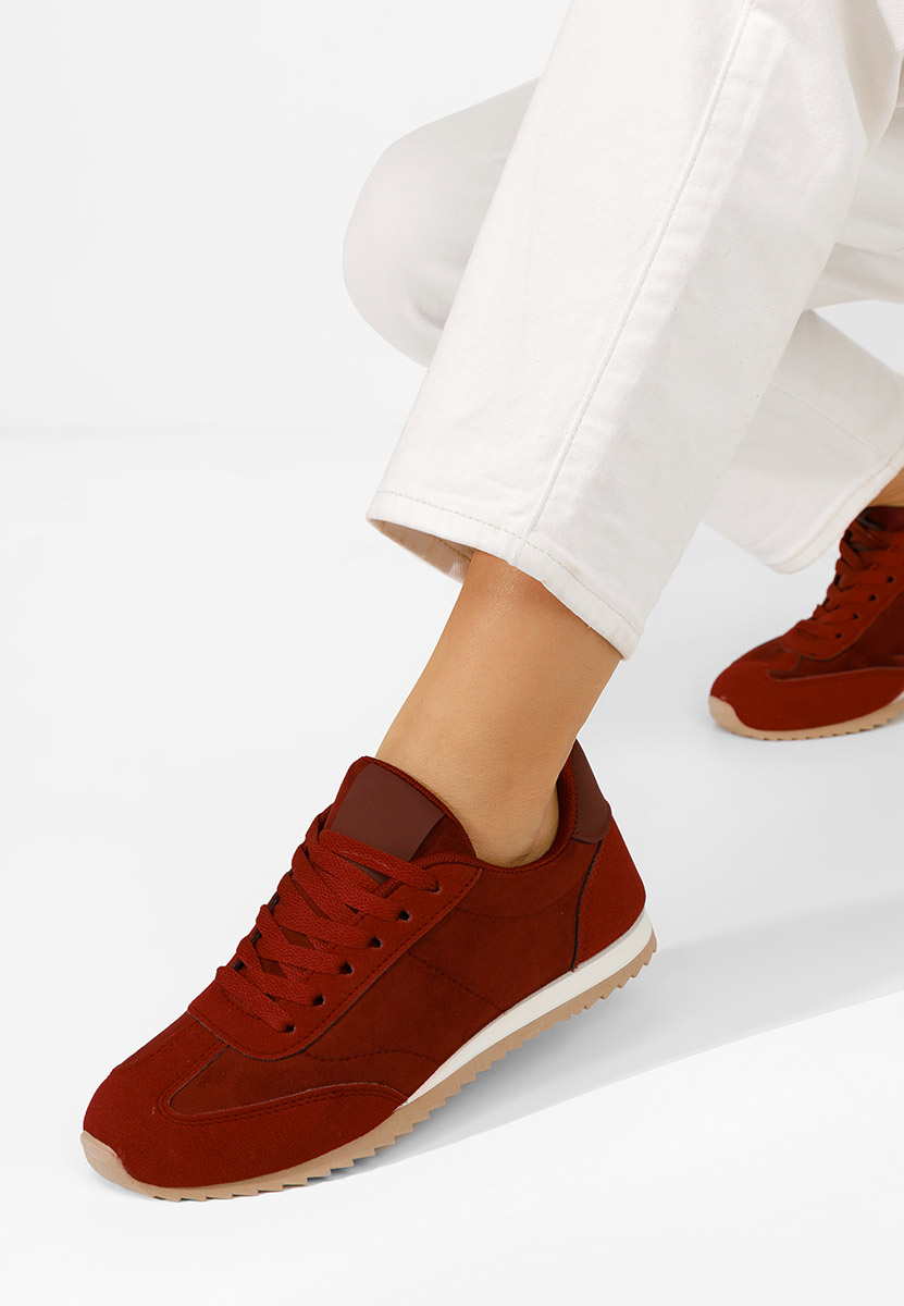 Sneakers dama Crinea grena