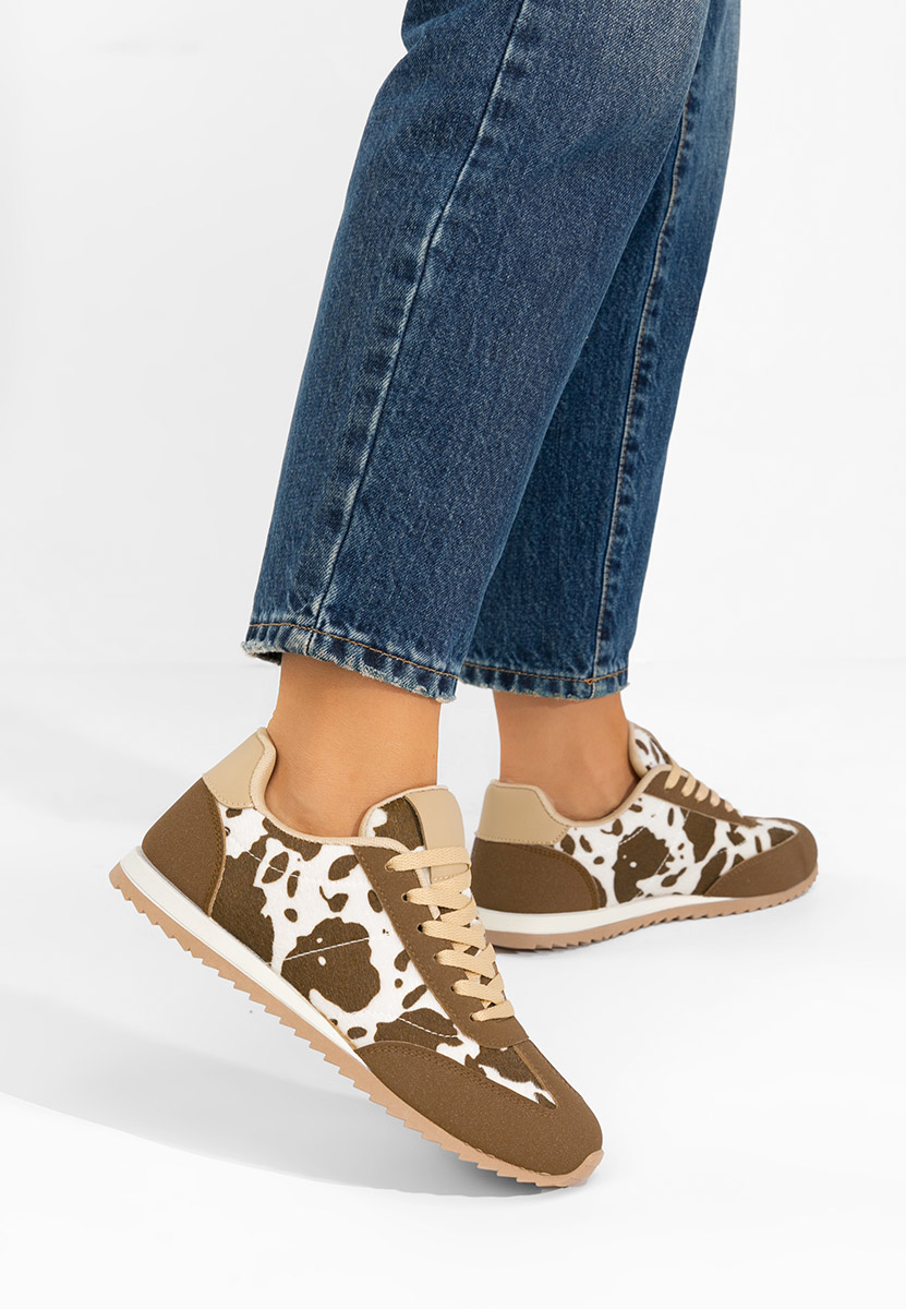 Sneakers dama Crinea animal print