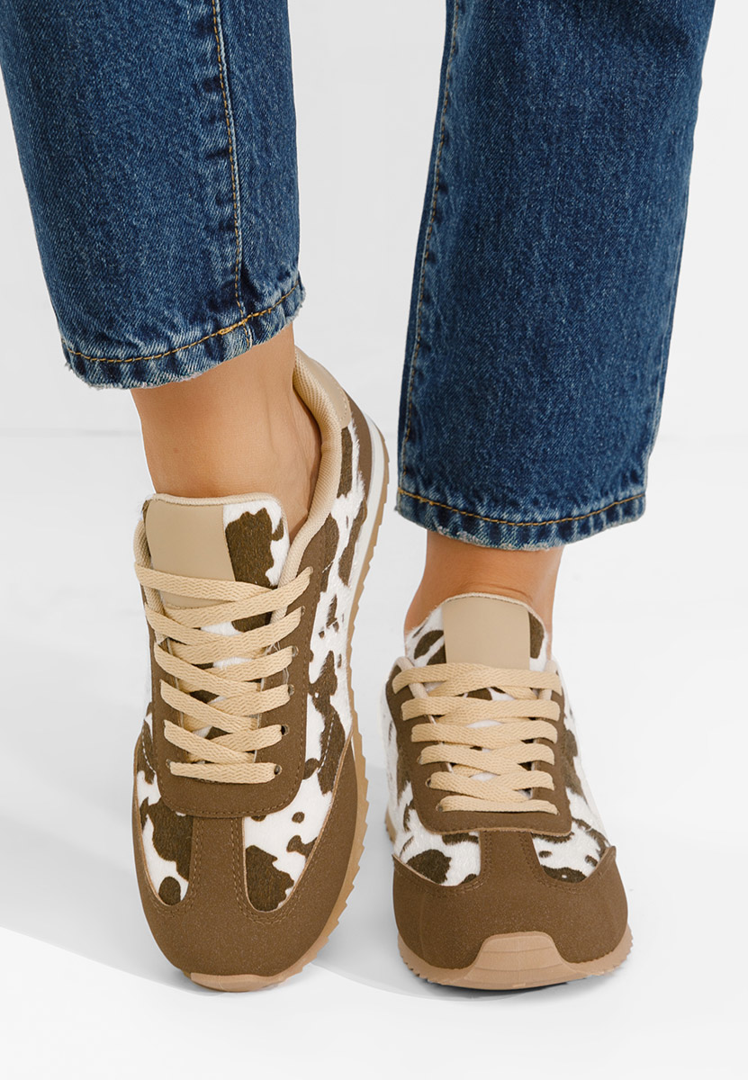 Sneakers dama Crinea animal print