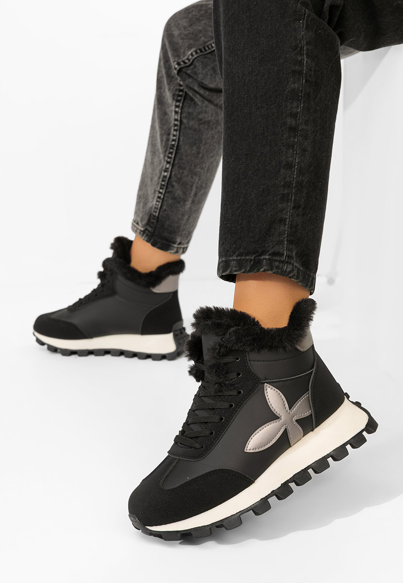 Sneakers dama imblaniti Ozia negri