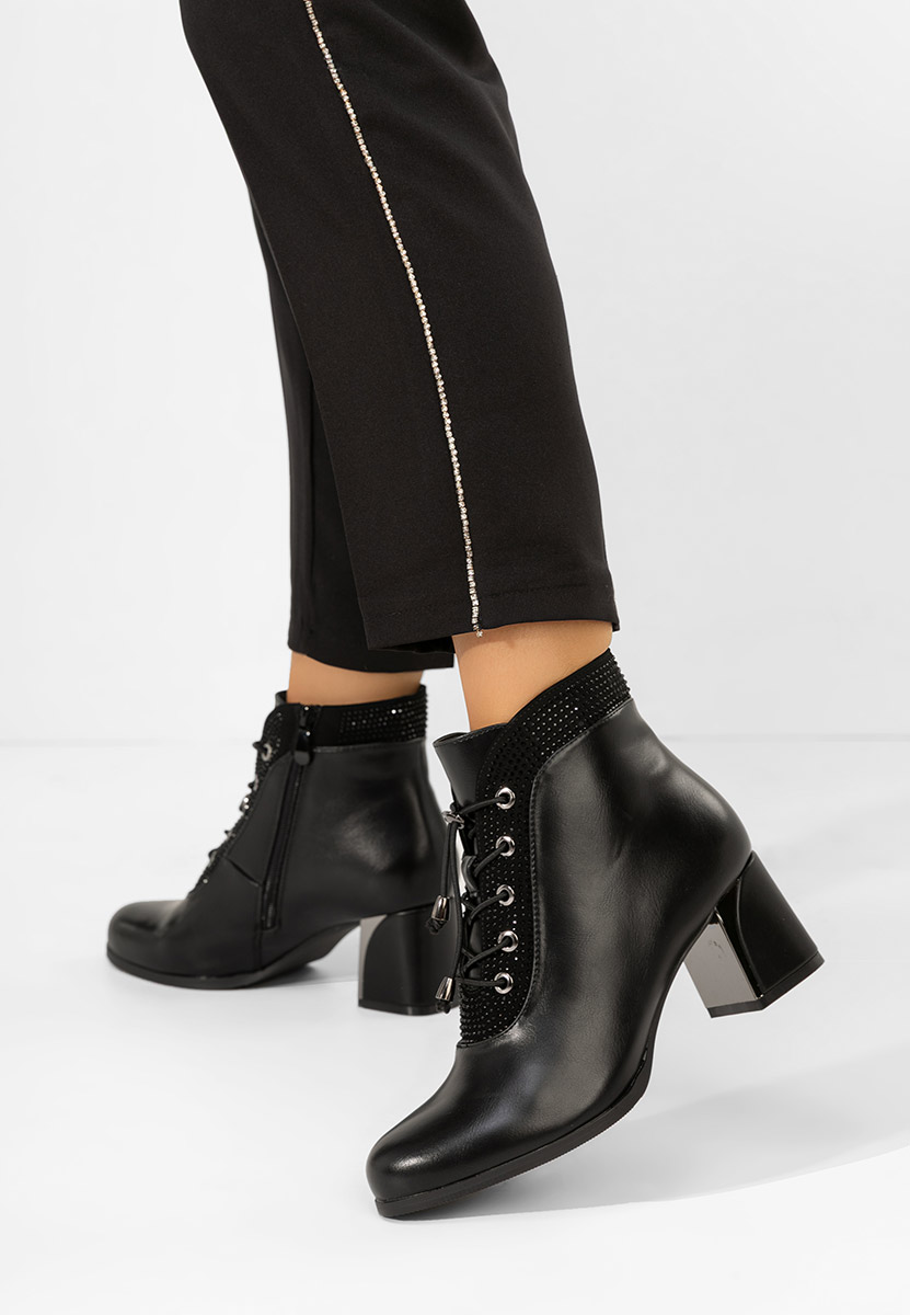 Ghete cu toc Larae V2 negre