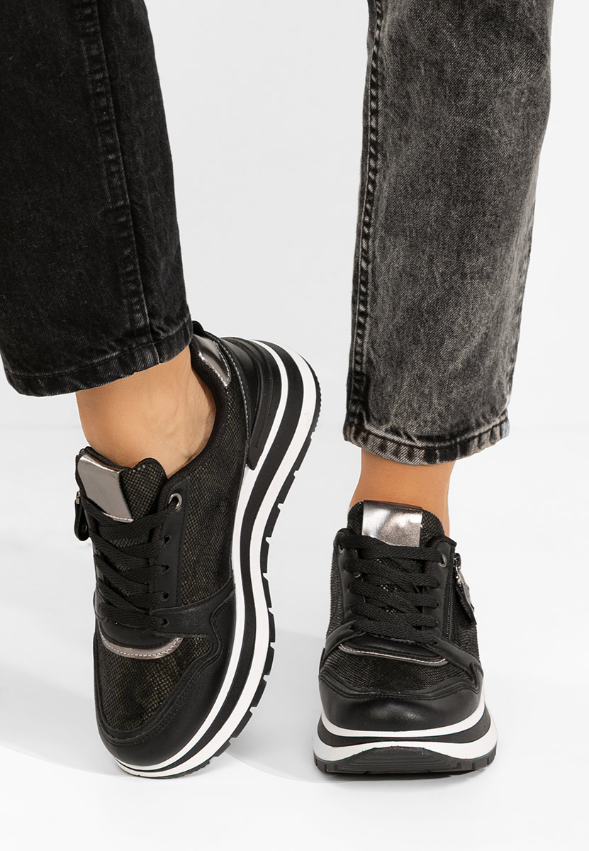 Sneakers cu platformă Selviana V3 negri