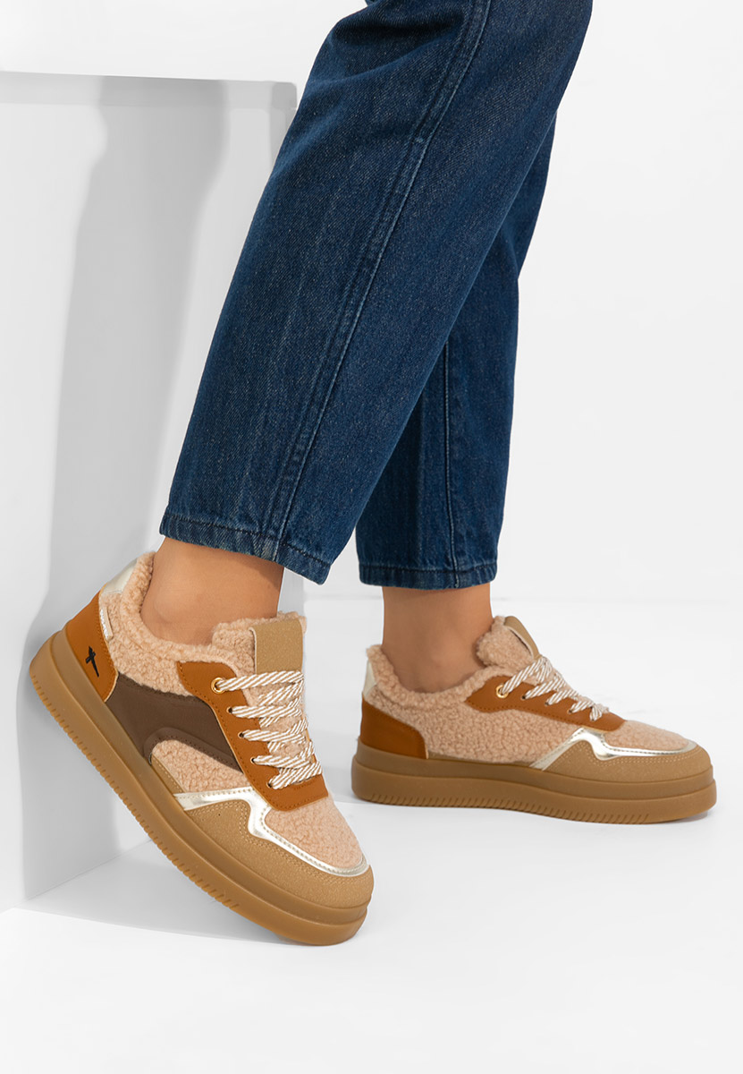 Sneakers dama Maisie kaki
