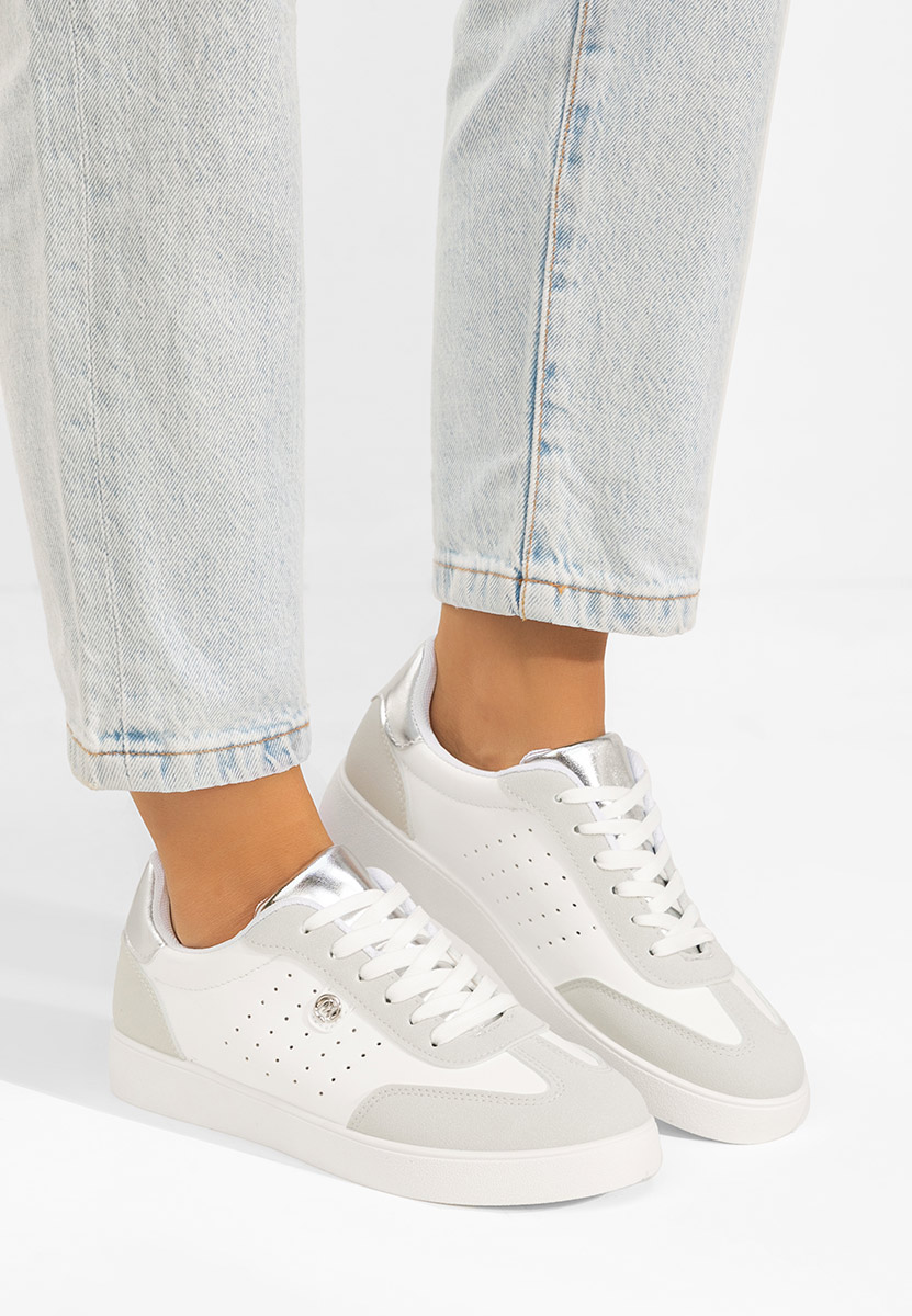 Sneakers dama Zova albi