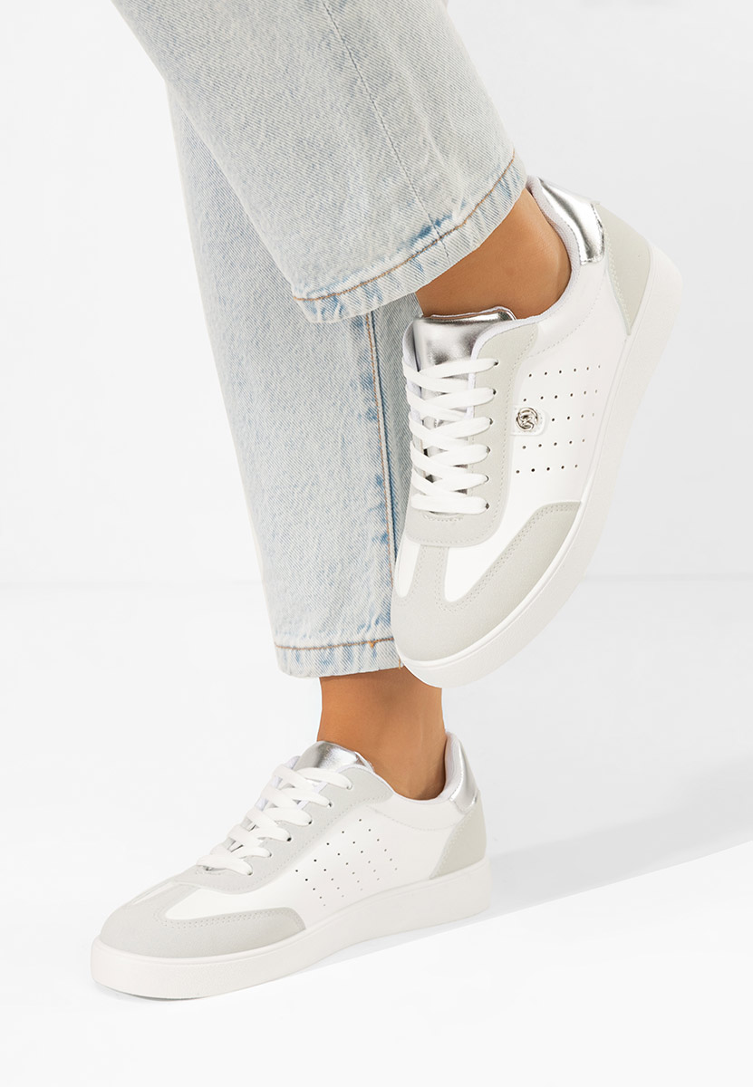 Sneakers dama Zova albi