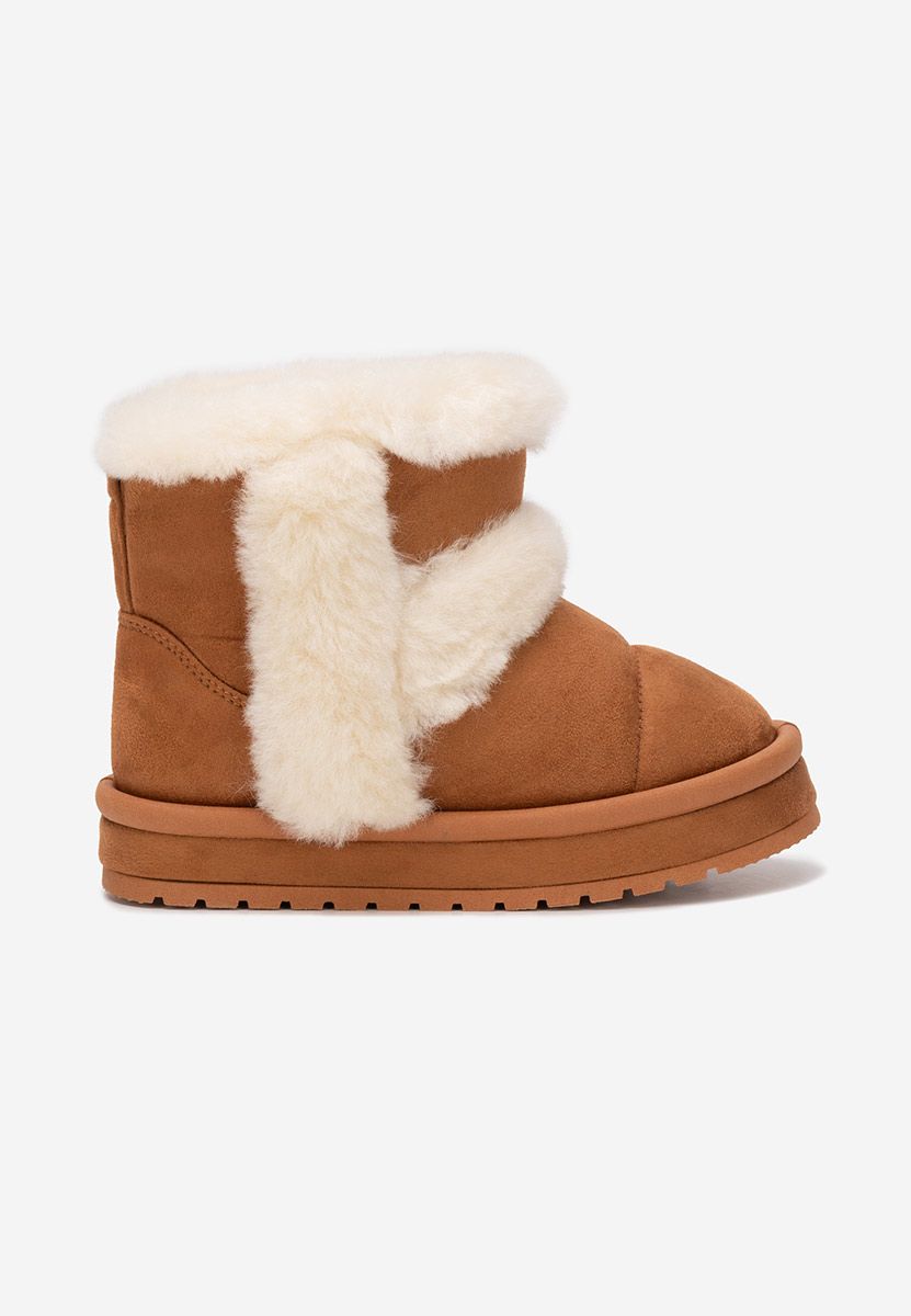 Cizme fete Zeravia camel