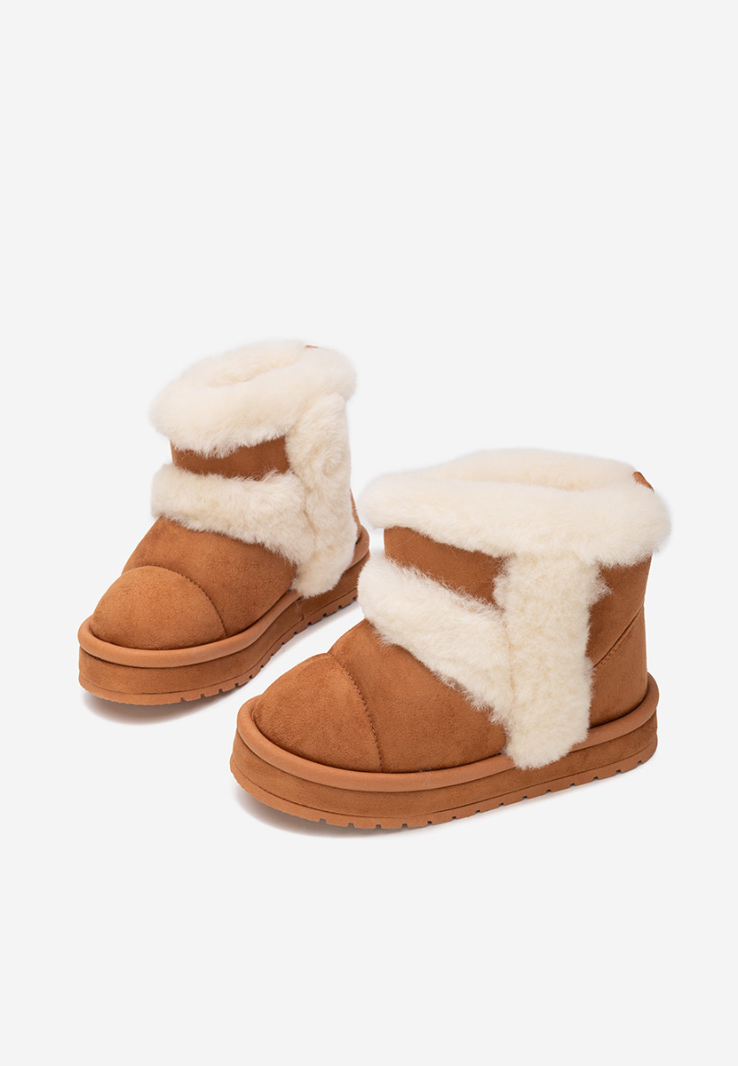 Cizme fete Zeravia camel