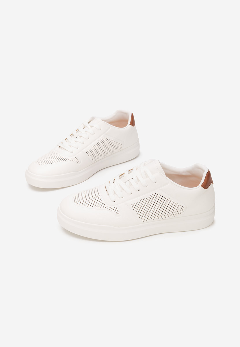 Sneakers barbati Zorlan albi