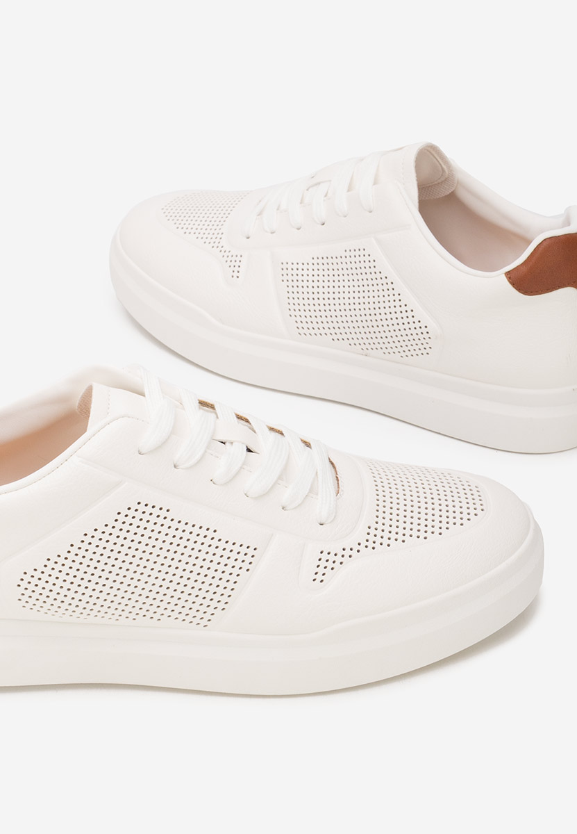 Sneakers barbati Zorlan albi