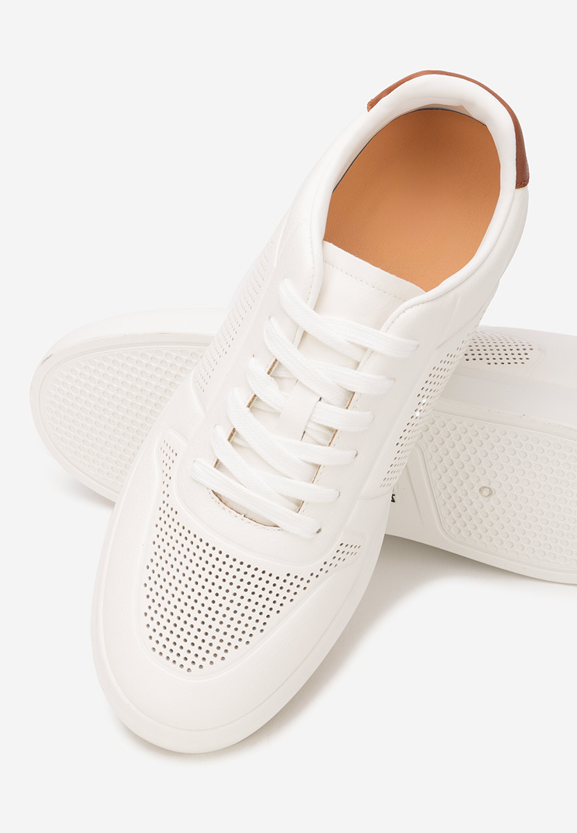 Sneakers barbati Zorlan albi