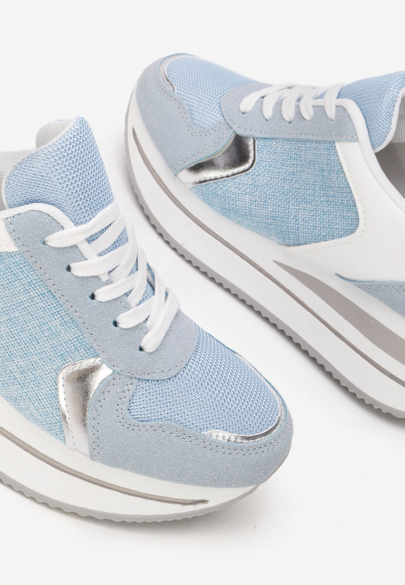 Sneakers cu platformă Sidnei albastri