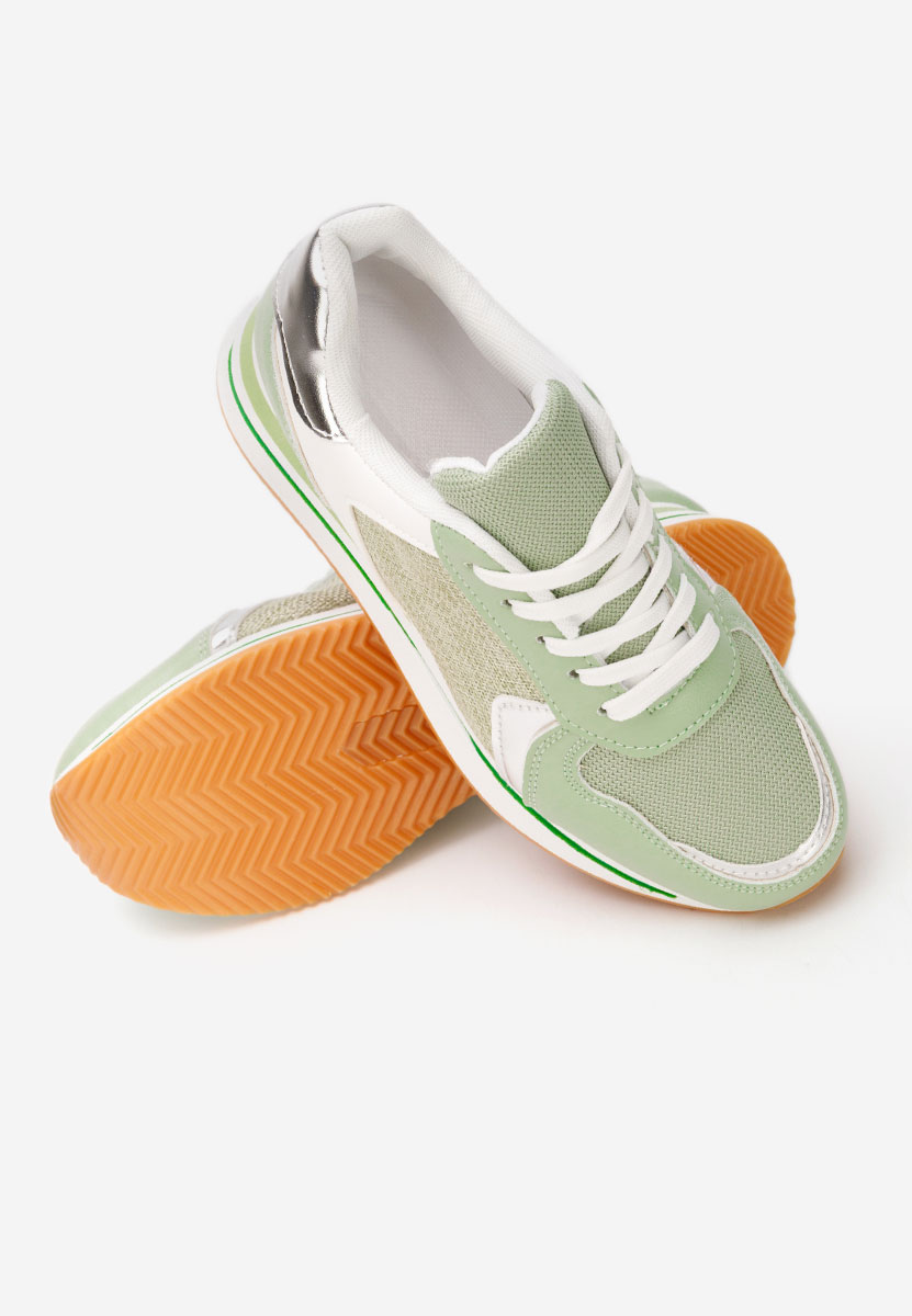 Sneakers cu platformă Sidnei verzi