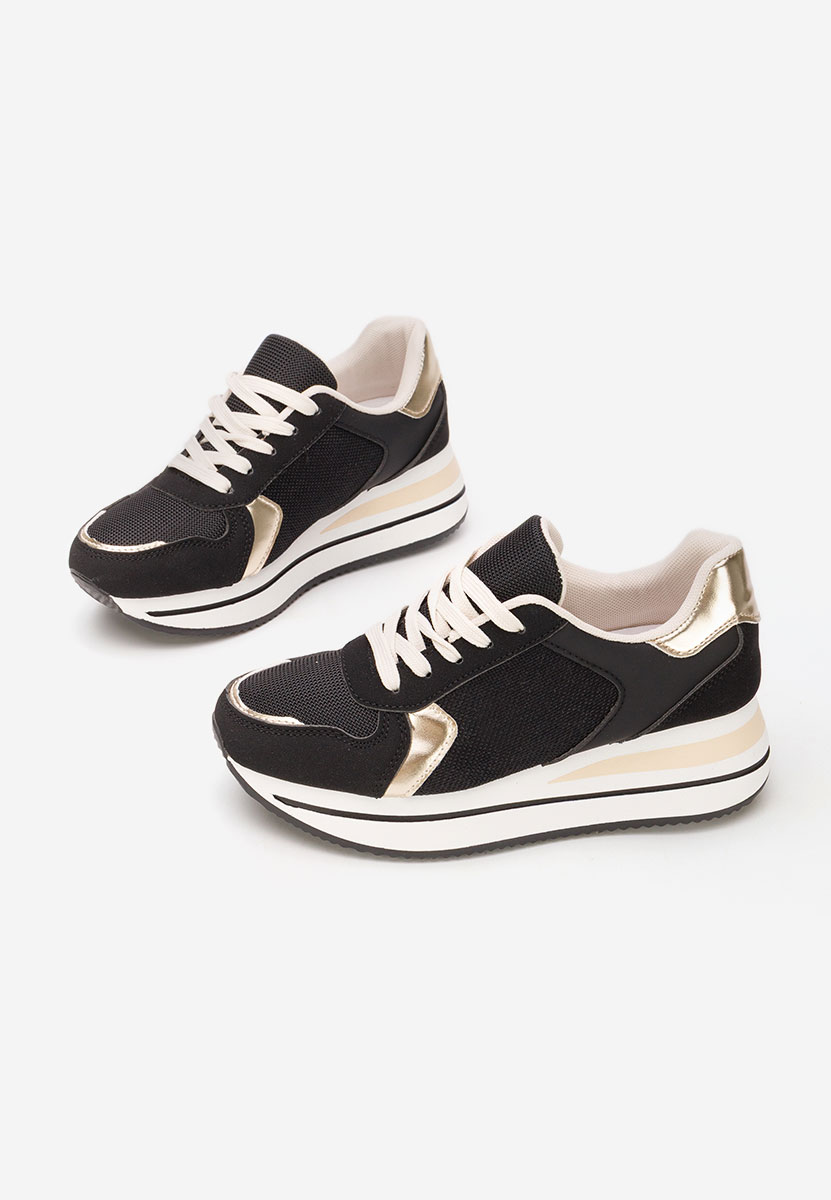Sneakers cu platformă Sidnei negri