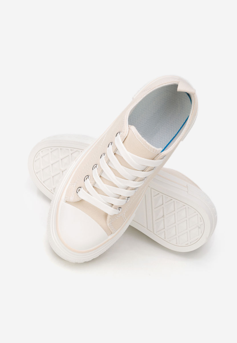 Tenisi cu platformă Antio bej