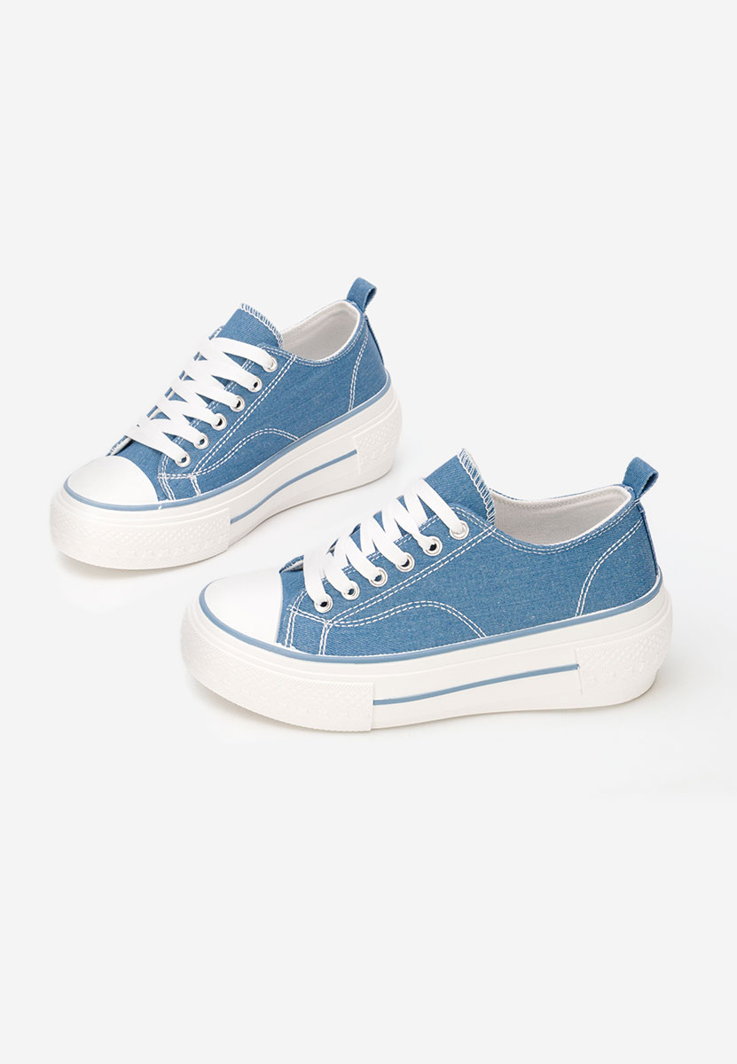 Tenisi cu platformă Antio denim