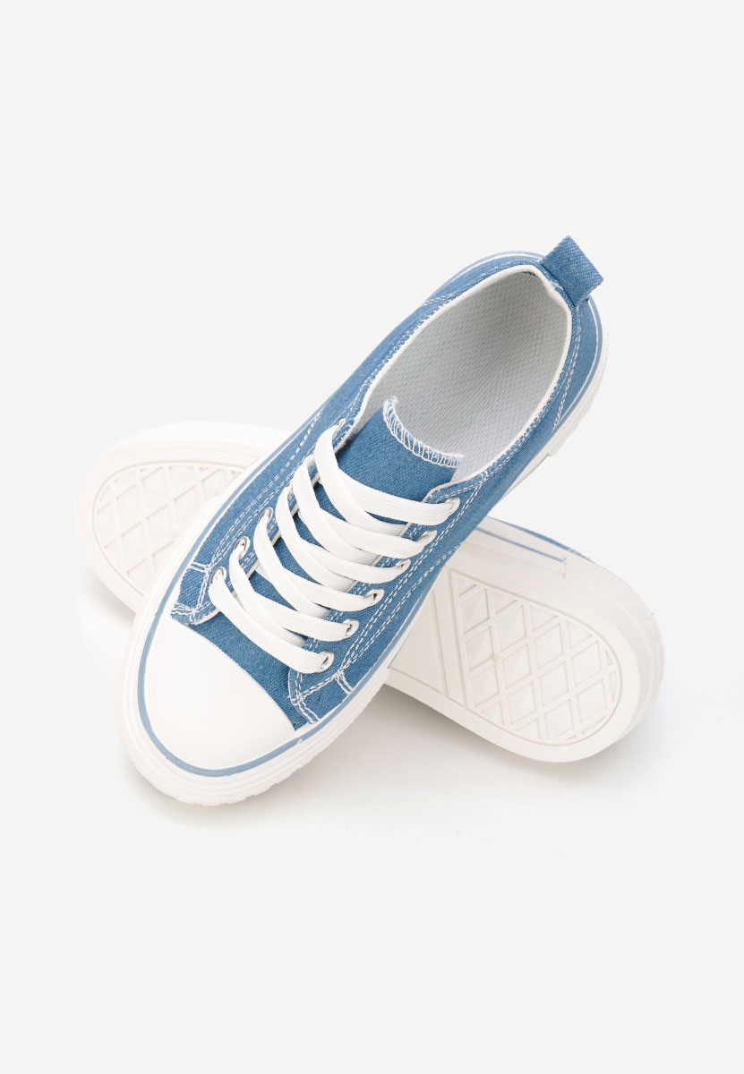 Tenisi cu platformă Antio denim