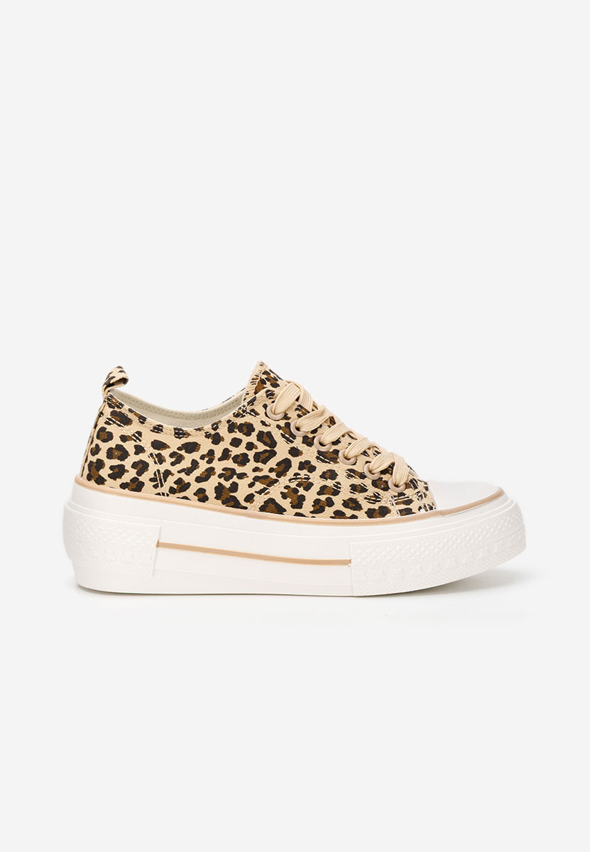 Tenisi cu platformă Antio animal print