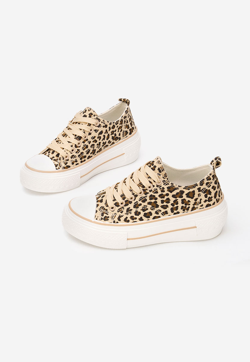 Tenisi cu platformă Antio animal print