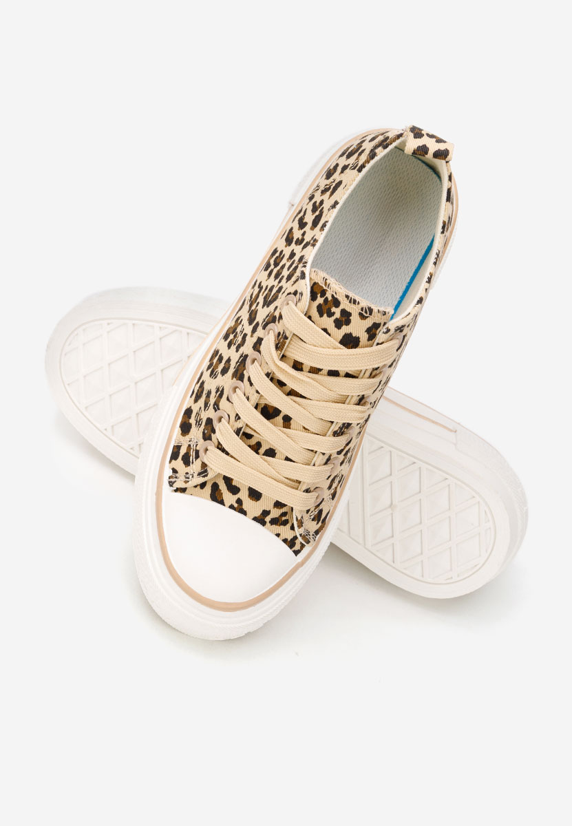 Tenisi cu platformă Antio animal print