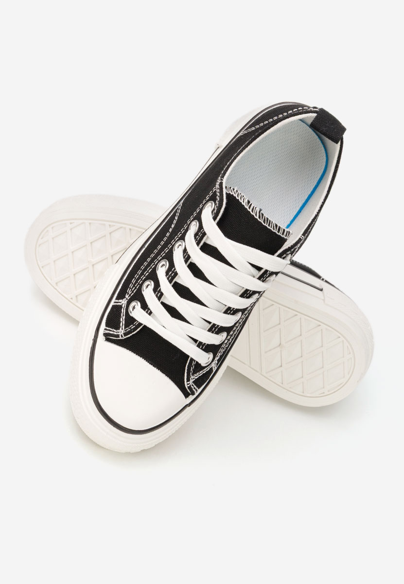 Tenisi cu platformă Antio negri