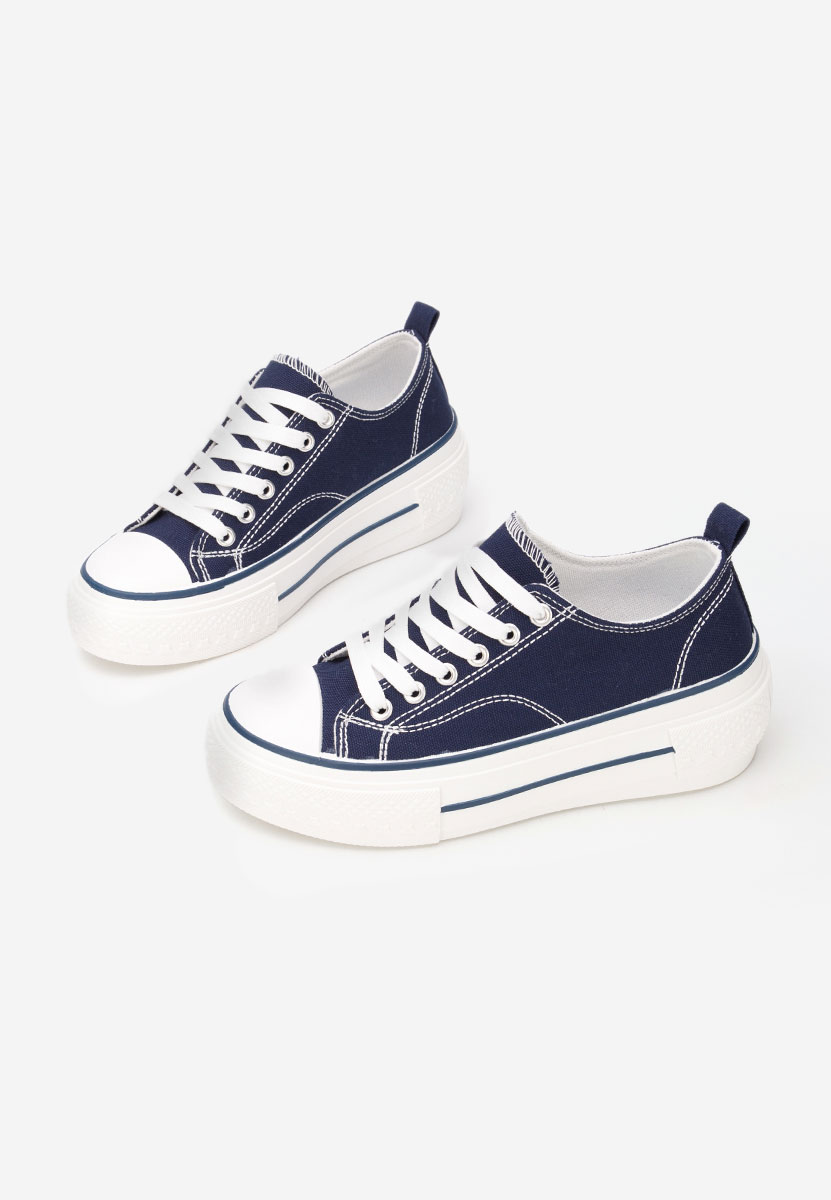 Tenisi cu platformă Antio albastri