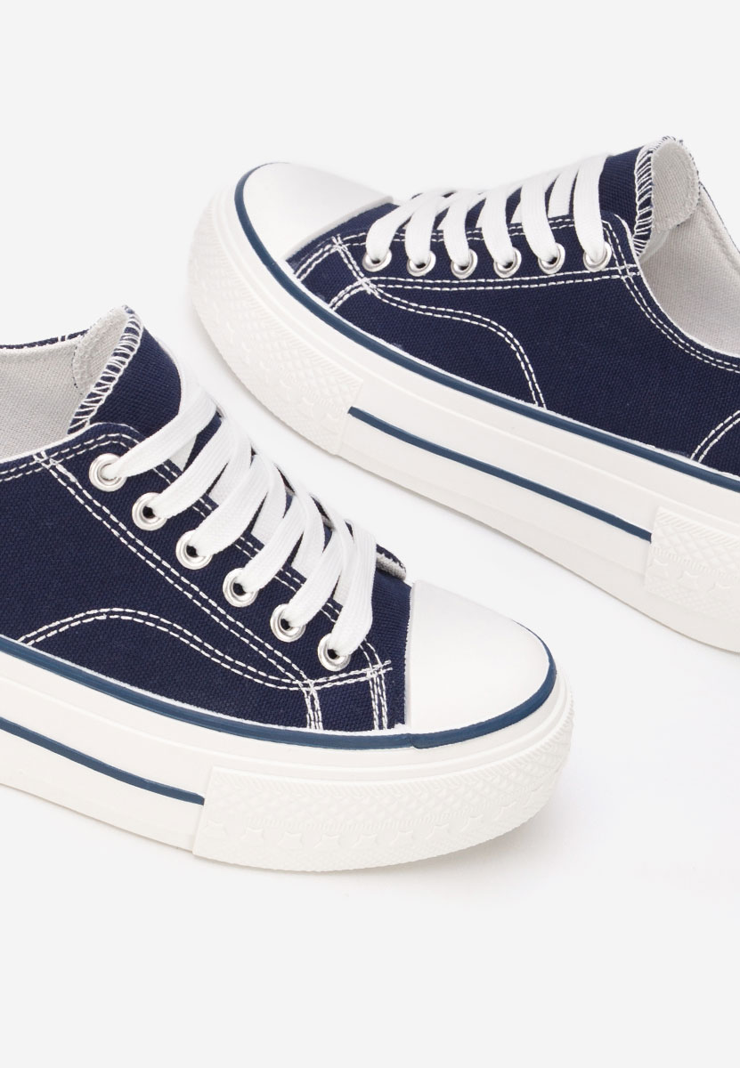 Tenisi cu platformă Antio albastri