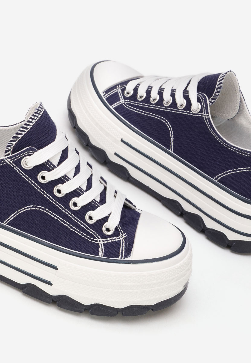 Tenisi cu platformă Zenoria navy