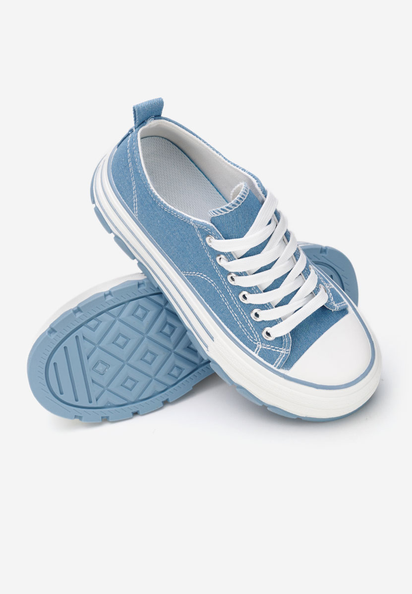 Tenisi cu platformă Zenoria denim
