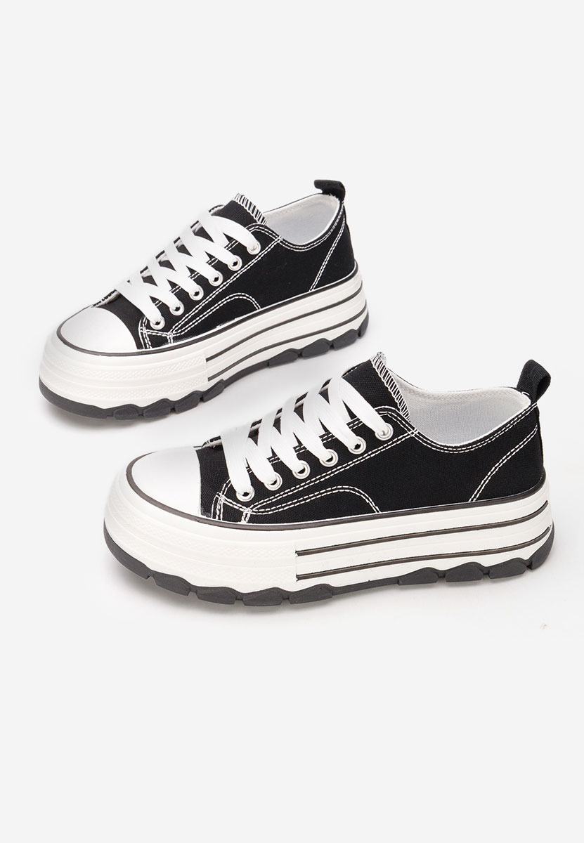 Tenisi cu platformă Zenoria negri