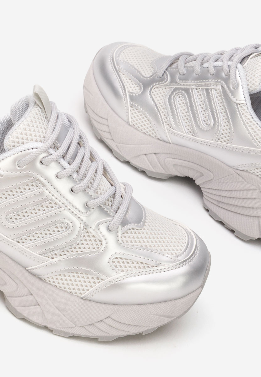 Sneakers dama Angelika argintii