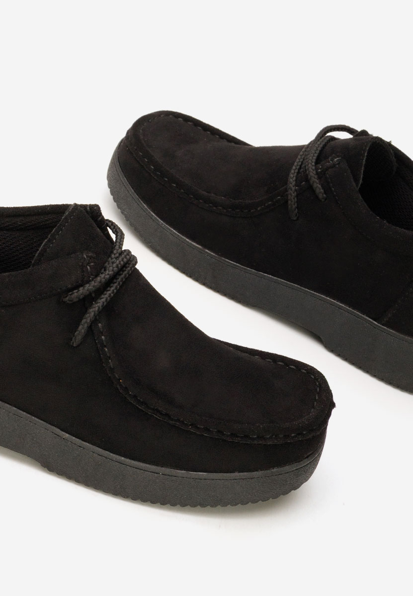 Pantofi casual dama Zairia negri