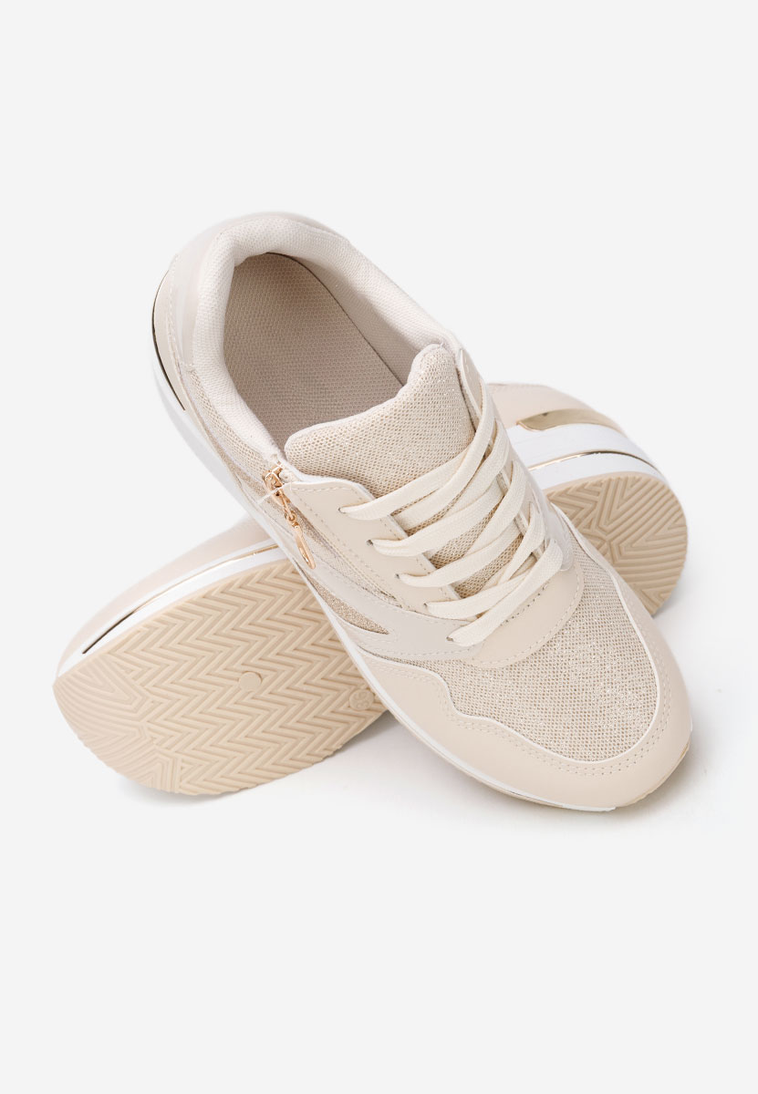 Sneakers cu platformă Reinia bej