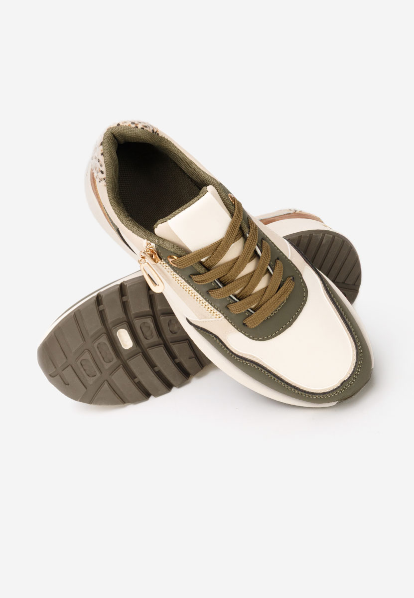 Sneakers cu platformă Ziania verzi