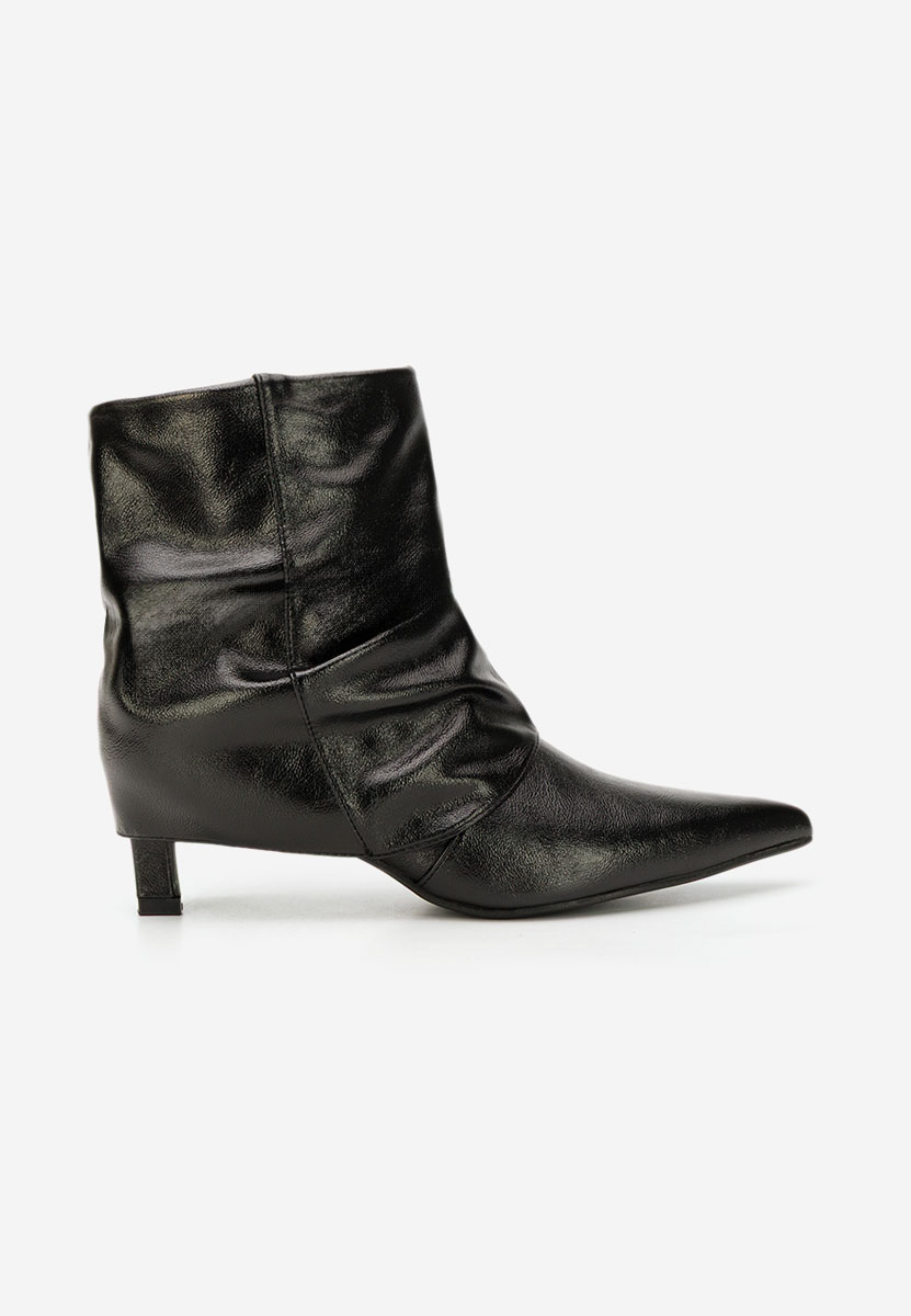 Botine dama cu toc Carivana negre