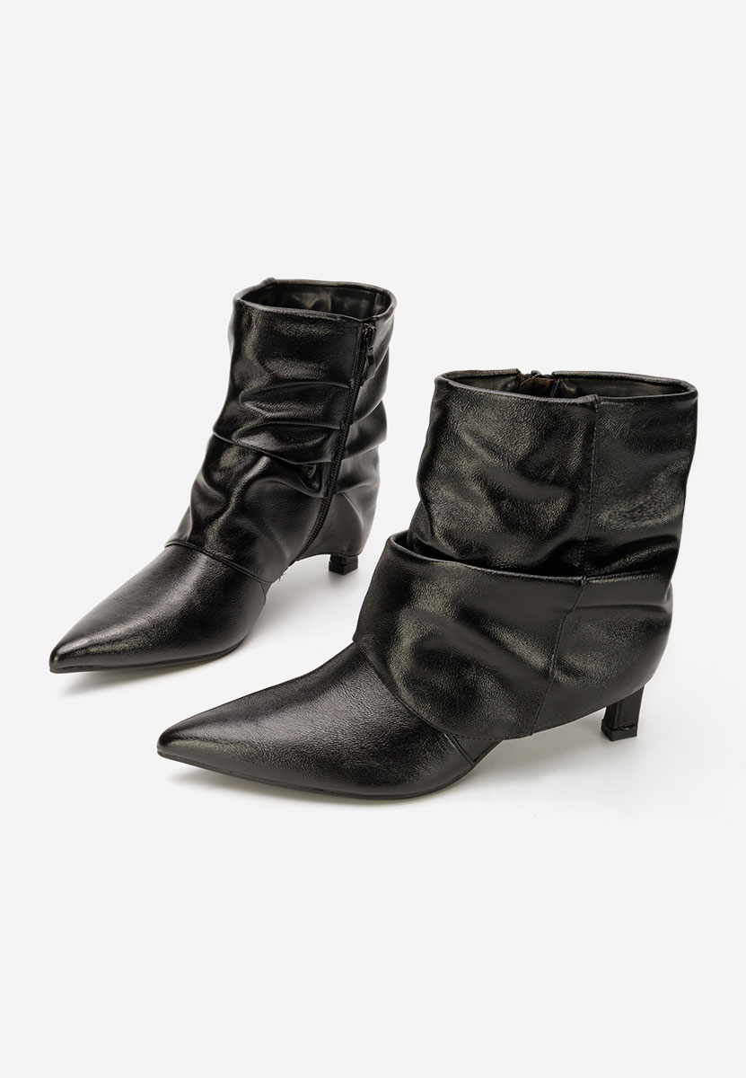 Botine dama cu toc Carivana negre