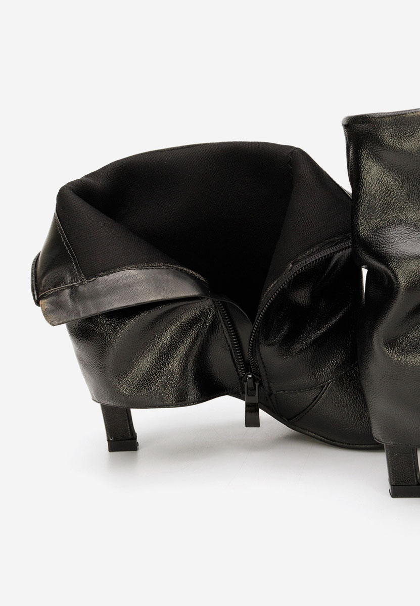 Botine dama cu toc Carivana negre