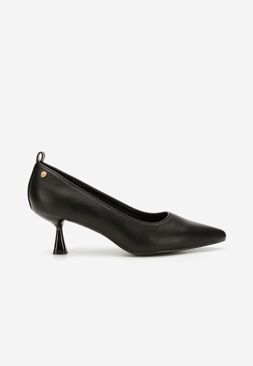 Pantofi cu toc subtire Ovelira negri