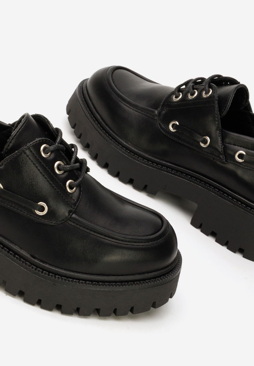 Pantofi casual dama Plumia negri