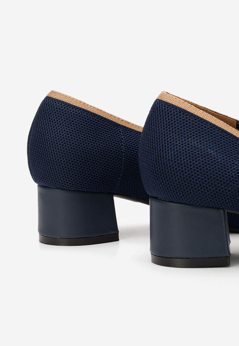 Pantofi cu toc mic Dianey navy