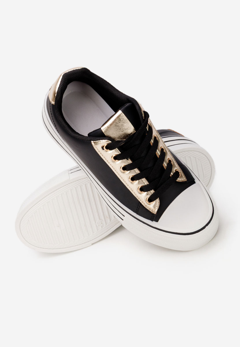 Tenisi cu platformă Lorraine negri