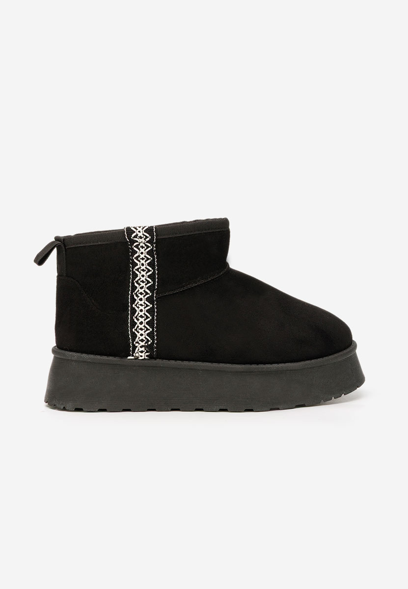 Ghete cu platformă Kristin negre