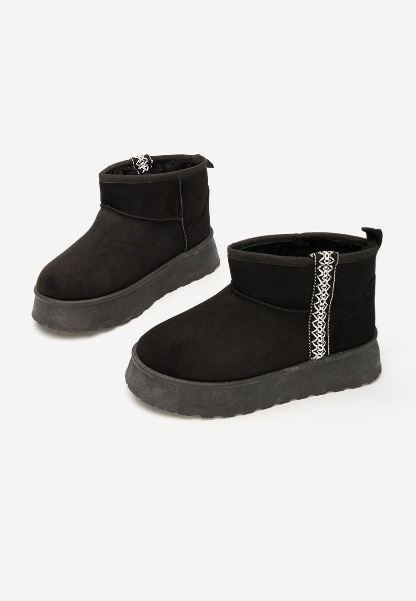 Ghete cu platformă Kristin negre