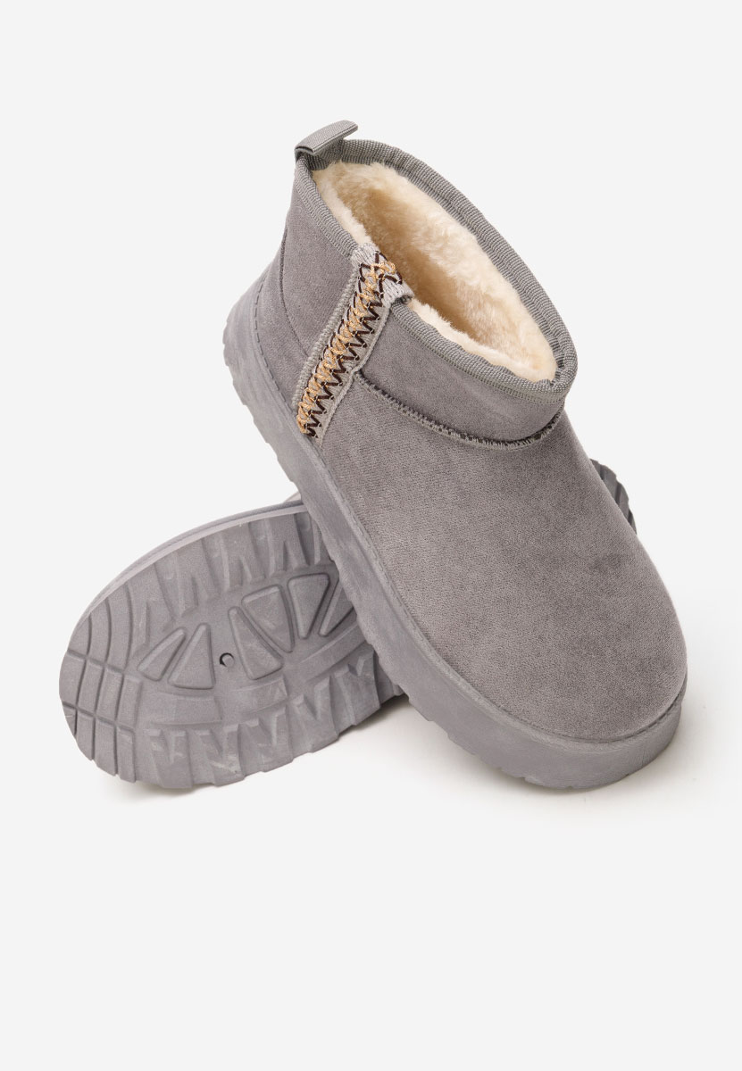 Ghete cu platformă Kristin gri