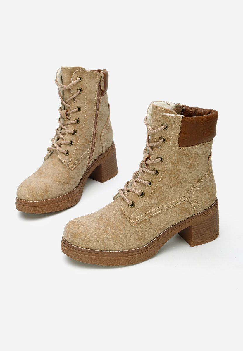 Ghete cu toc Celoria kaki