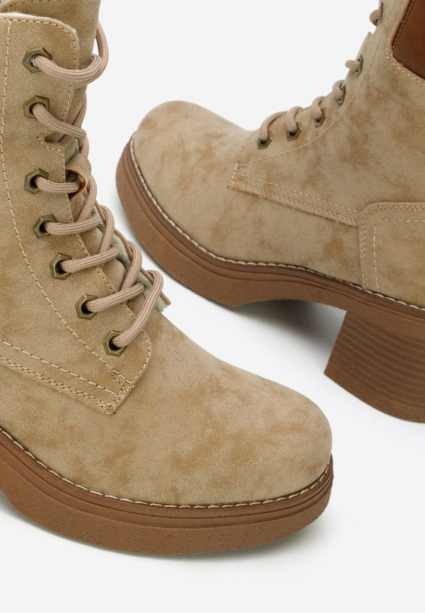 Ghete cu toc Celoria kaki